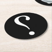 sNARK mARK {ironicon} Runder Pappuntersetzer (Angewinkelt)
