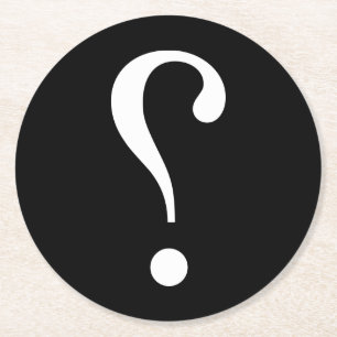 sNARK mARK {ironicon} Runder Pappuntersetzer