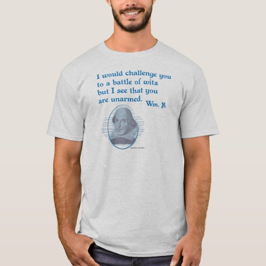 Snark Shakespeare unbewaffneter Esprit T-Shirt (Vorderseite)