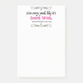 Snark Woche - klebrige Anmerkungen Post-it Klebezettel (Vorderseite)