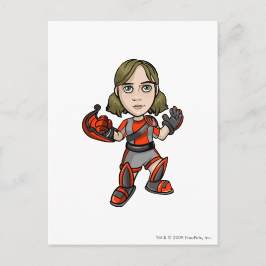 Snarkie Virtupets Space Station Personal Player Postkarte (Vorderseite)