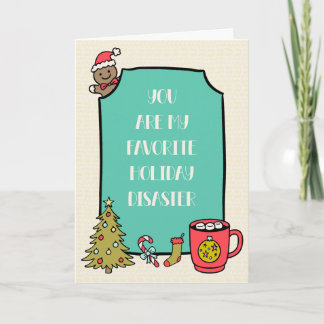 Snarkige sarkastische Weihnachtskarte Feiertagskarte