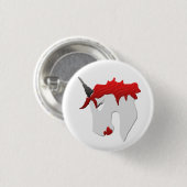 Snarkley Straßen-Einhorn Button (Vorne & Hinten)