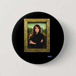 Snarknado Künstlerisch Melania Trump Uni-Erwachsen Button