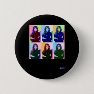 Snarknado Pop Art Melania Trump II Uni Erwachsene Button