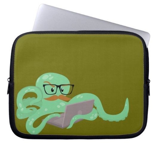 Snarktopus Internet Octopus Laptopschutzhülle (Vorderseite)