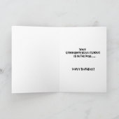 Snarky 21. Geburtstag Karte (Innenseite)