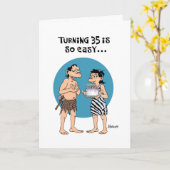 Snarky 35. Geburtstag Karte (Gelbe Blume)