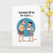 Snarky 45. Geburtstag Karte (Gelbe Blume)