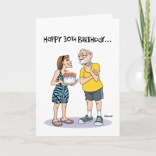 Snarky 60. Geburtstag Karte (Vorderseite)