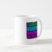 Snarky Aighties Spoon Funny Parody Slogan Kaffeetasse (VorderseiteRechts)