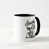 Snarky bis zum Grab Tasse (VorderseiteRechts)