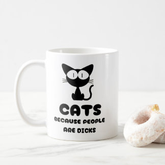 Snarky Cat Coffee Cup - Funny Introvert Kaffeetasse