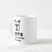 Snarky Cat Kaffeetasse - Lustiger Introvertierter (Vorderseite Links)