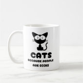 Snarky Cat Kaffeetasse - Lustiger Introvertierter (Links)