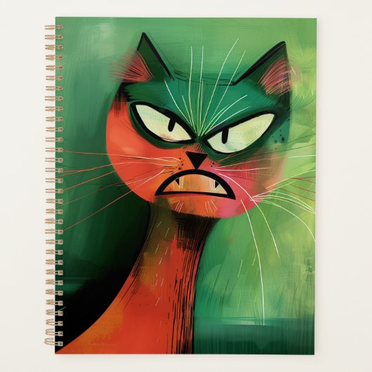 Snarky Cat Mariana Planer (Vorderseite)