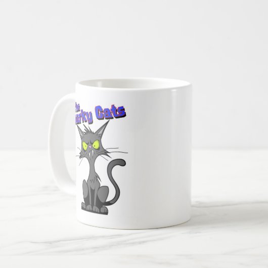 Snarky Cats Cup Kaffeetasse (Vorderseite Links)