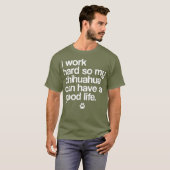 Snarky Chihuahua Rescue Dog Mama Funny Puppy T-Shirt (Vorne ganz)