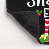 Snarky Christmas Elf Matching Pajama X-mas Party Mousepad (Ecke)