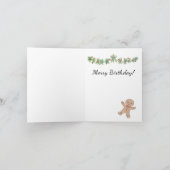 Snarky Funny Christmas Dezember Geburtstag Karte (Innenseite)