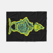 Snarky Funny Im Only Talking To My Dog T  Fleecedecke (Vorderseite (Horizontal))