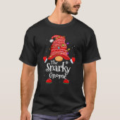 Snarky Gnome Xmas Family Matching Funny Christmas T-Shirt (Vorderseite)