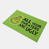 Snarky Grinch | All Your Sweaters Are Ugly Fußmatte (Schrägansicht)