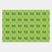 Snarky Grinch | Alle deine Pullover sind hässlich Geschenkpapier Set (Vorderseite 3)