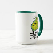 Snarky Grinch | Alle deine Pullover sind hässlich Tasse (VorderseiteRechts)