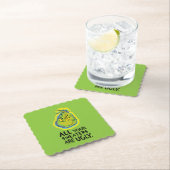 Snarky Grinch | Alle deine Pullover sind hässlich Untersetzer (Vor Ort)