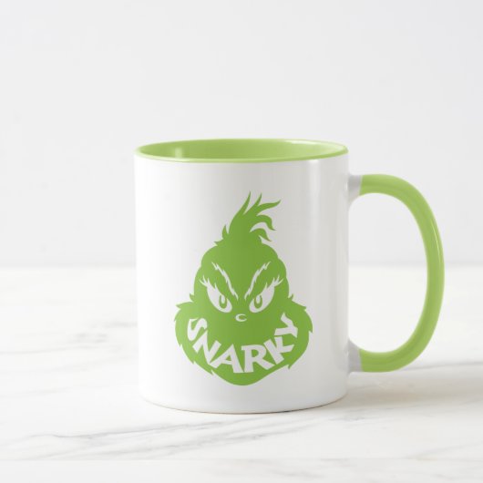 Snarky Grinch | Die große Seite Tasse (Rechts)