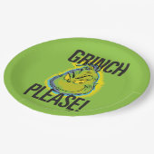 Snarky Grinch | Funny Grinch Bitte Pappteller (Schrägansicht)