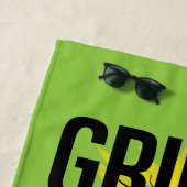 Snarky Grinch | Funny Grinch Bitte Strandtuch (Beispiel)