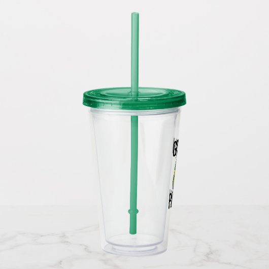 Snarky Grinch | Funny Grinch Bitte zitieren Acryltrinkbecher (Rechts)