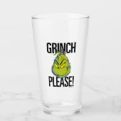 Snarky Grinch | Funny Grinch Bitte zitieren Glas (Vorderseite)