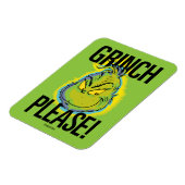 Snarky Grinch | Funny Grinch Bitte zitieren Magnet (Linke Seite)