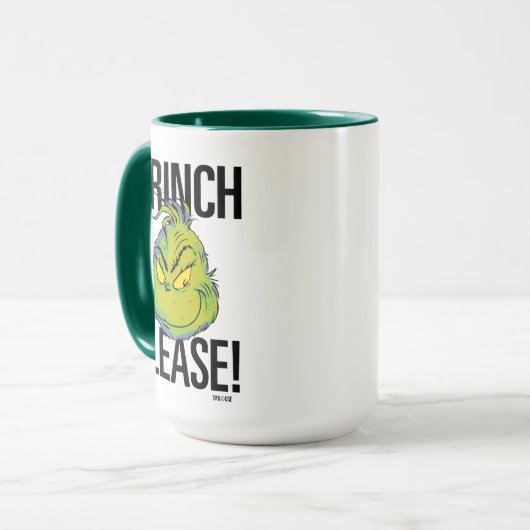 Snarky Grinch | Funny Grinch Bitte zitieren Tasse (Vorderseite Links)