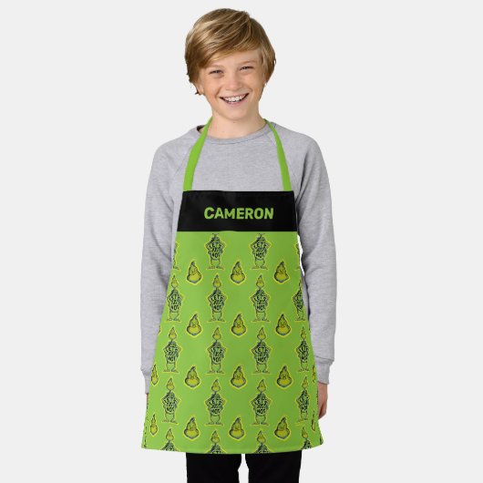 Snarky Grinch | Funny lass uns einfach nicht Schürze (Getragen)