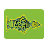 Snarky Grinch | Funny lass uns einfach nicht zitie Magnet (Horizontal)