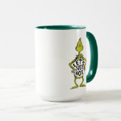 Snarky Grinch | Funny lass uns einfach nicht zitie Tasse (VorderseiteRechts)