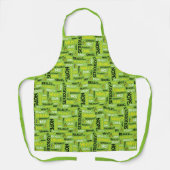 Snarky Grinch | Grinch Snarky Phrase Muster 2 Schürze (Vorderseite)