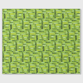 Snarky Grinch | Grinch Snarky Phrase Pattern Geschenkpapier (Flach)