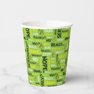 Snarky Grinch Grinch Snarky Phrase Pattern Pappbecher