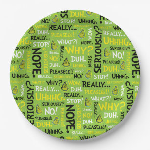 Snarky Grinch Grinch Snarky Phrase Pattern Pappteller