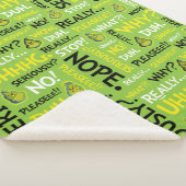 Snarky Grinch | Grinch Snarky Phrase Pattern Sherpadecke (3/4)