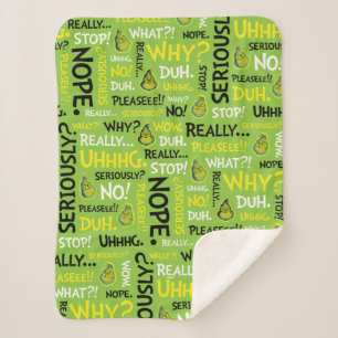 Snarky Grinch   Grinch Snarky Phrase Pattern Sherpadecke