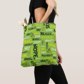 Snarky Grinch | Grinch Snarky Phrase Pattern Tasche (Von Nahem)