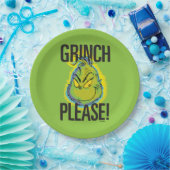 Snarky Grinch | Lustiger Grinch Bitte Pappteller (Party)