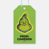 Snarky Grinch | Witzig Ich rede nur mit meinem Hun Geschenkanhänger (Rückseite)