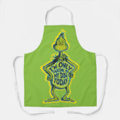 Snarky Grinch | Witzig Ich rede nur mit meinem Hun Schürze (Vorderseite)